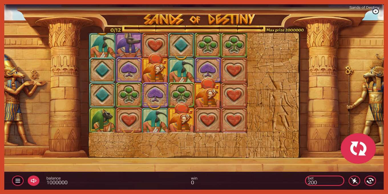 Slot screenshot: Sands of Destiny no deposit, number - 2