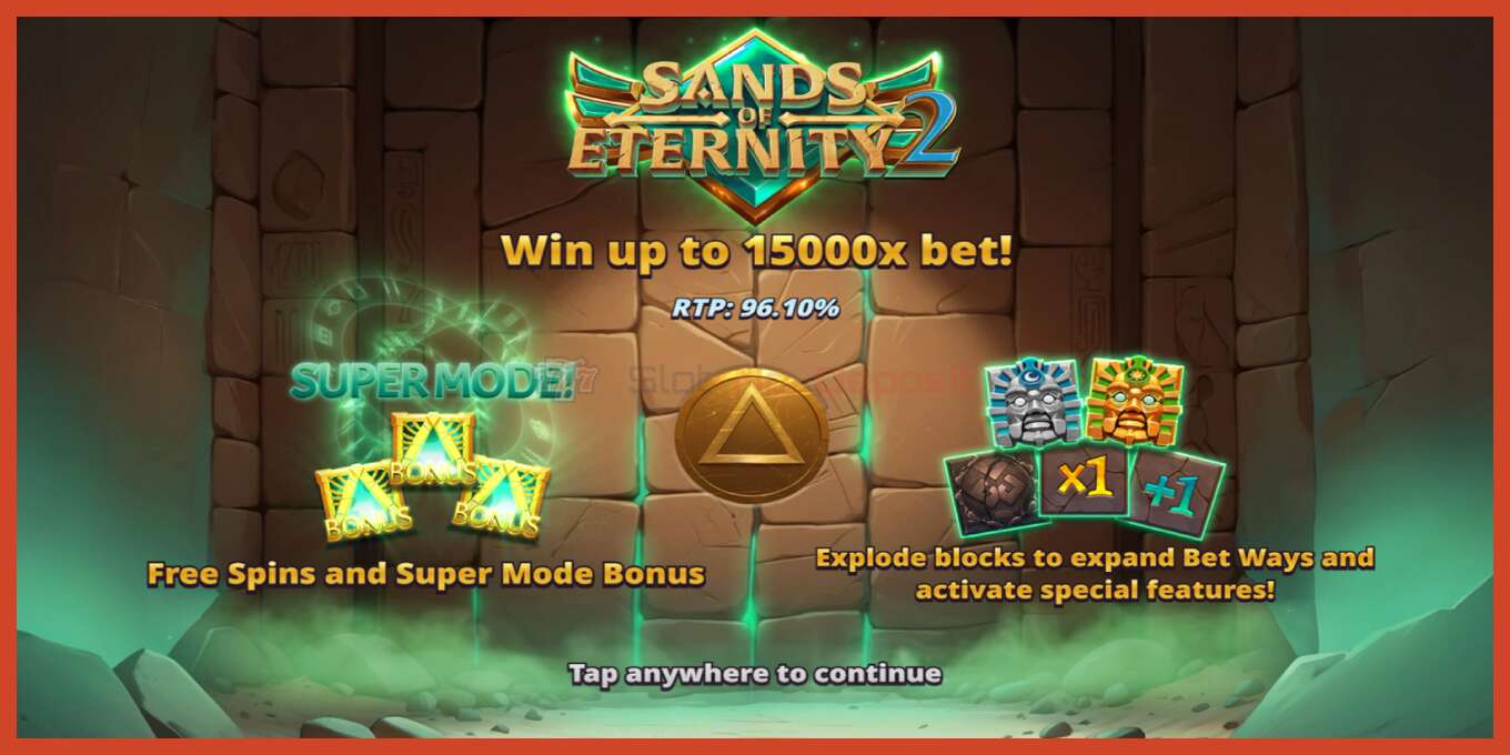 Скріншот слоту: Sands of Eternity 2 без депозиту, номер - 1