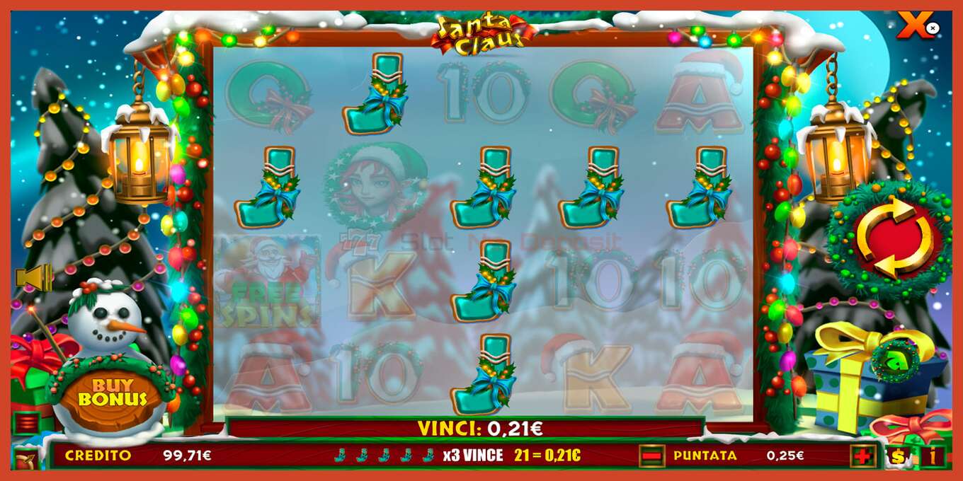 Slot screenshot: Santa Claus no deposit, number - 2