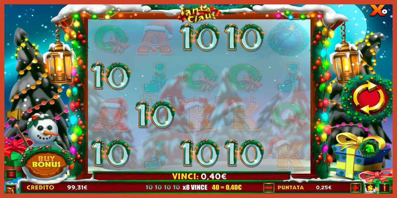 Slot screenshot: Santa Claus no deposit, number - 3