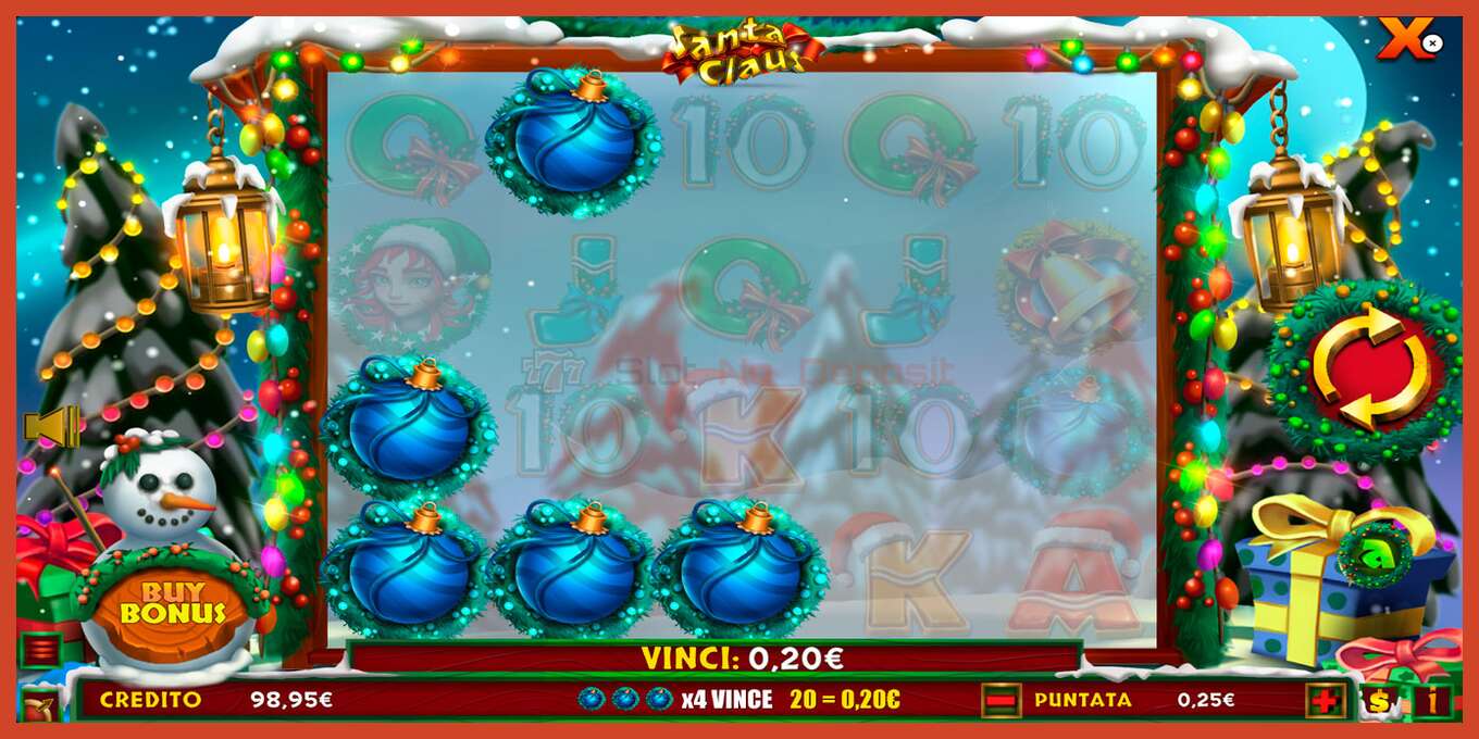 Slot screenshot: Santa Claus no deposit, number - 4