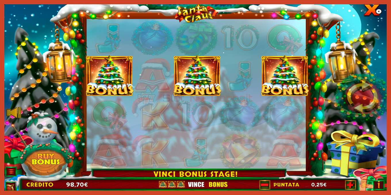 Slot screenshot: Santa Claus no deposit, number - 5