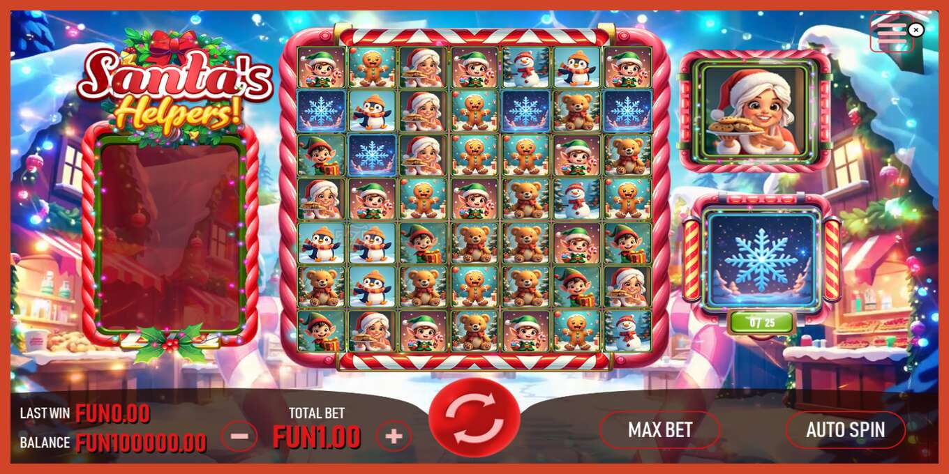 Slot screenshot: Santas Helpers no deposit, number - 1