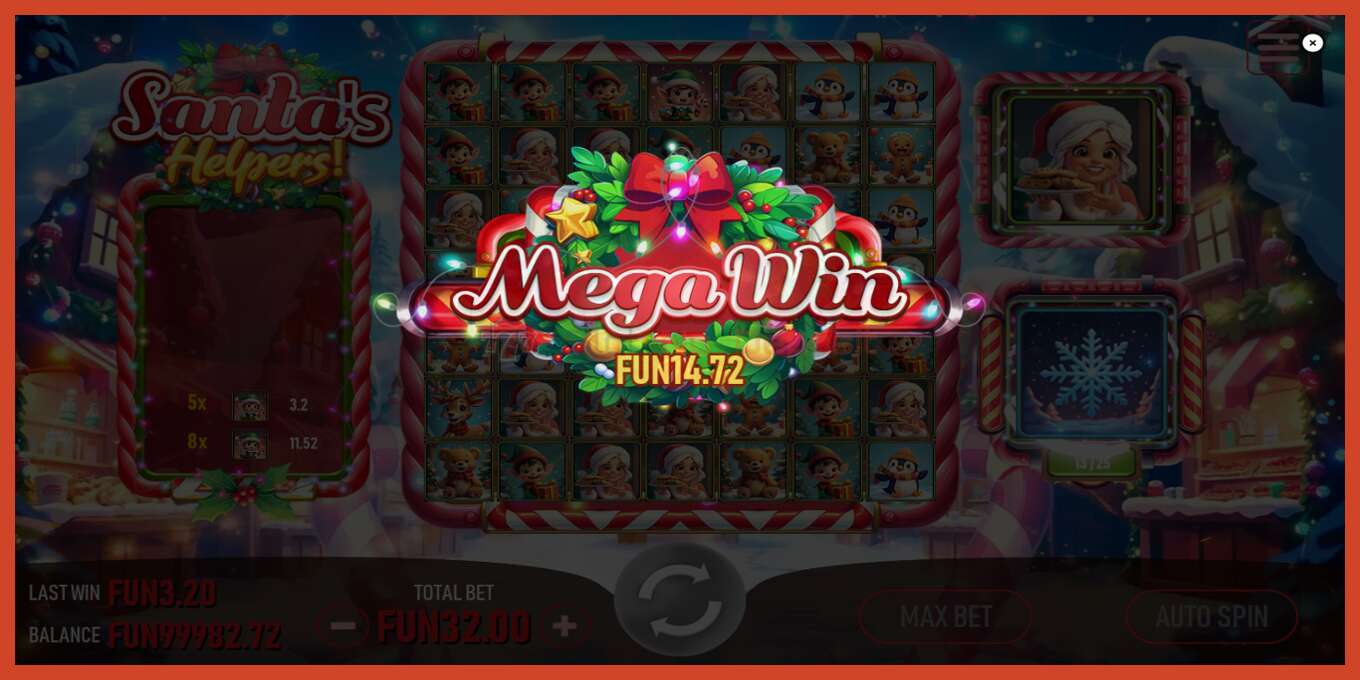 Slot screenshot: Santas Helpers no deposit, number - 2