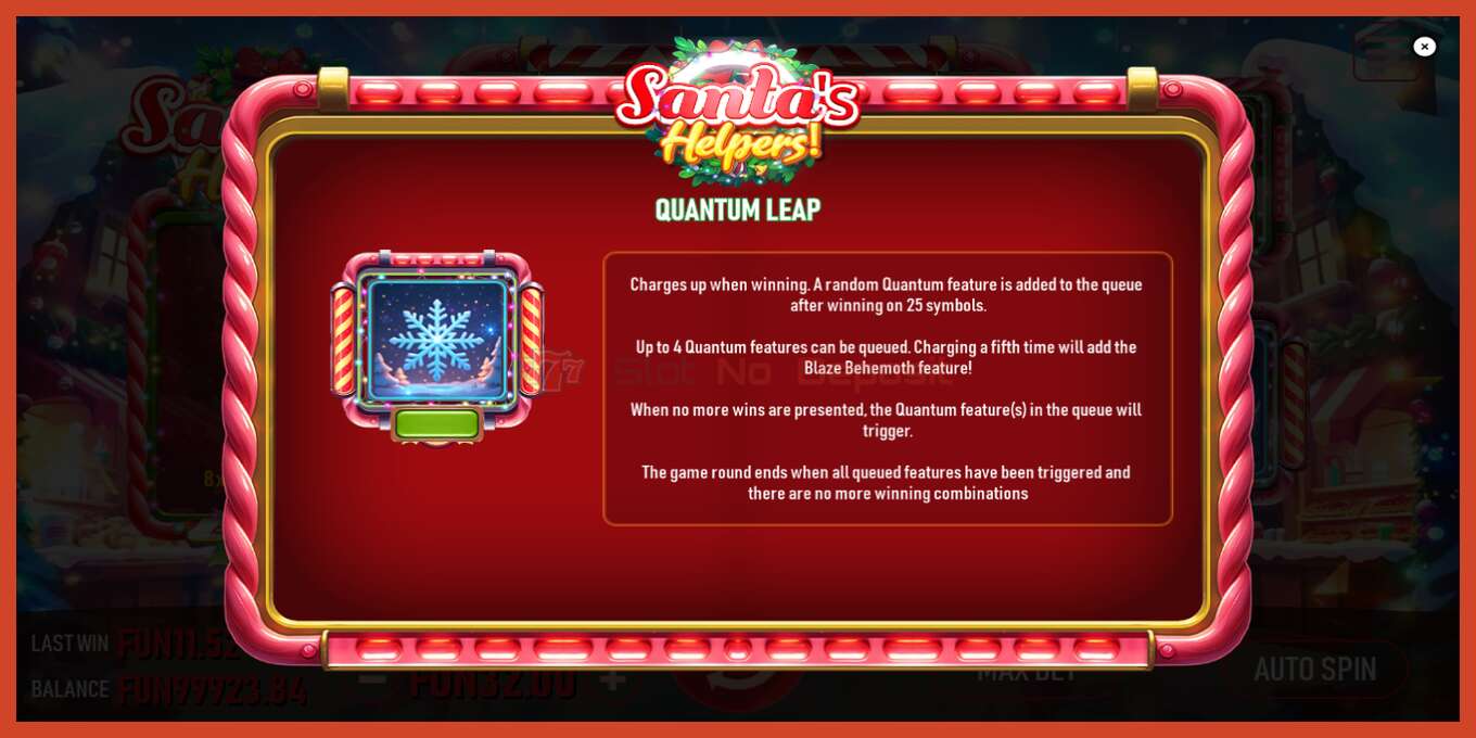 Slot screenshot: Santas Helpers no deposit, number - 7