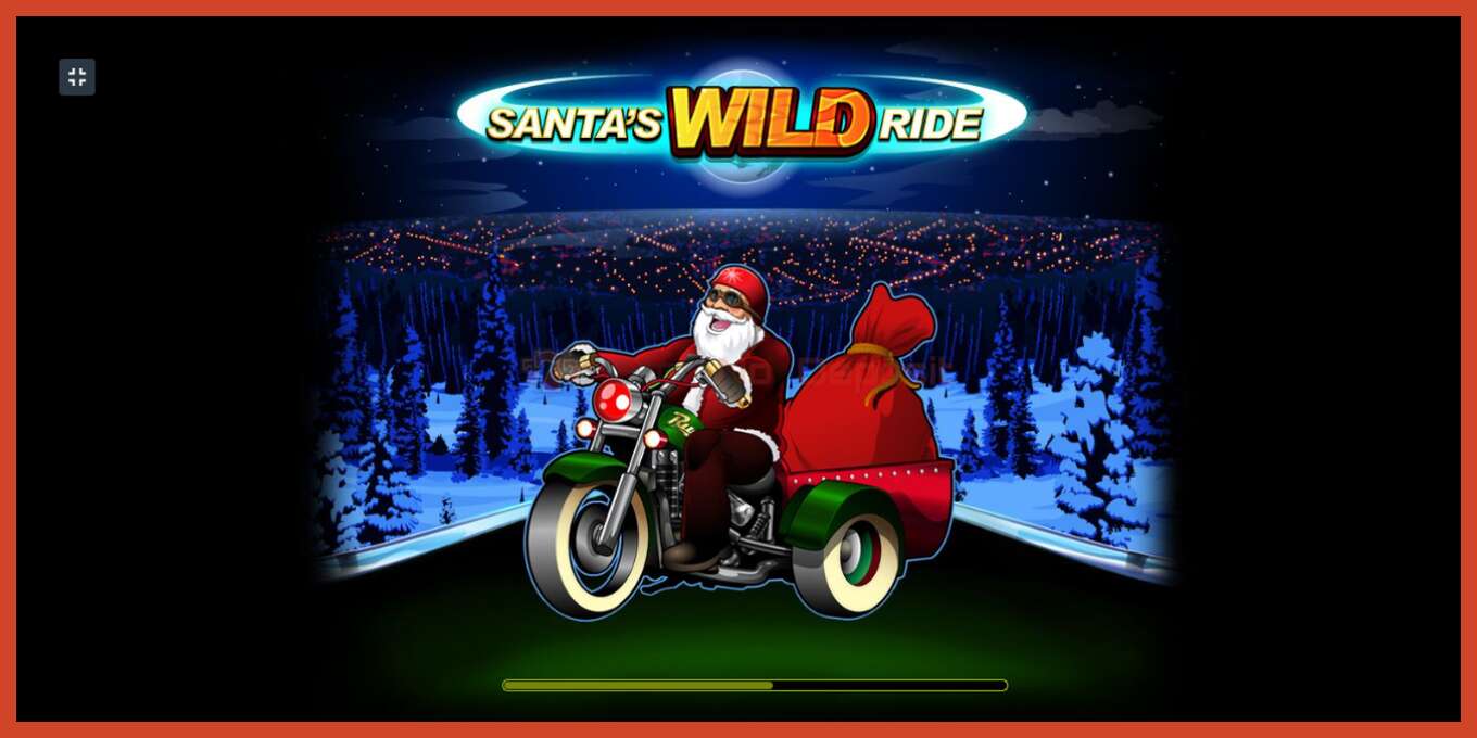 Slot screenshot: Santas Wild Ride no deposit, number - 1