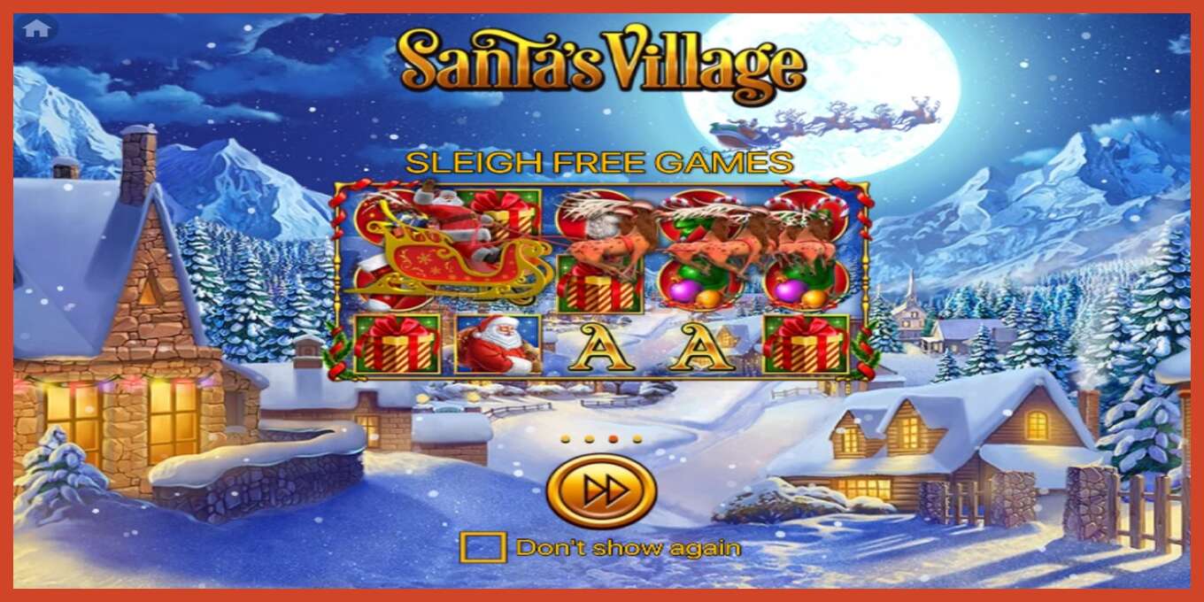 Slot screenshot: Santa´s Village no deposit, number - 1