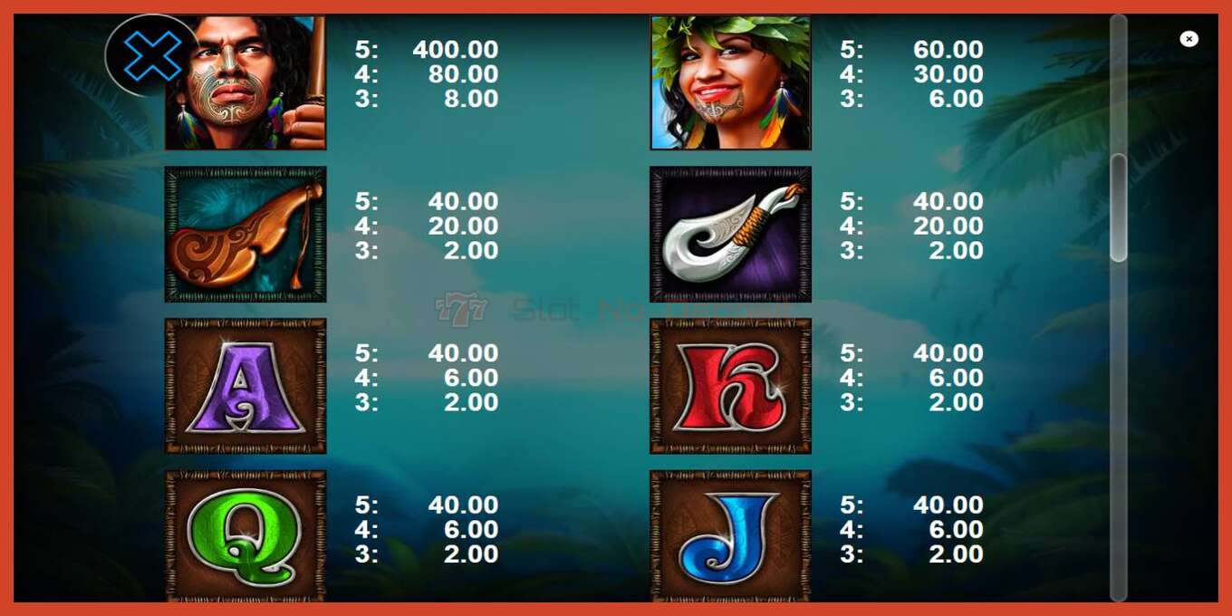 Slot screenshot: Sapphire Lagoon no deposit, number - 6