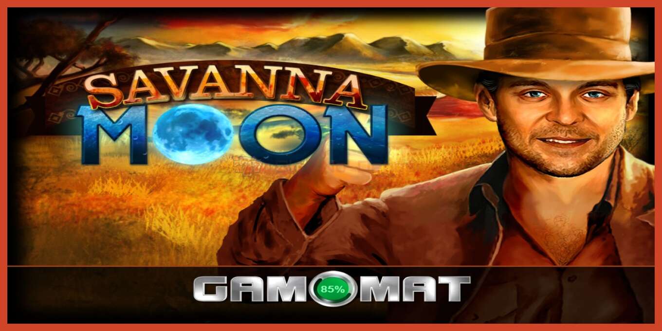 Slot screenshot: Savanna Moon no deposit, number - 1