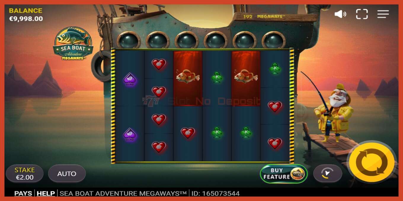 Slot screenshot: Sea Boat Adventure Megaways no deposit, number - 2