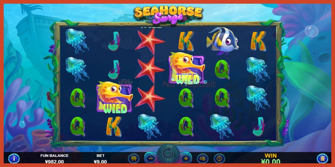 Captură de ecran pentru slot: Seahorse Surge fara depozit, număr - 2