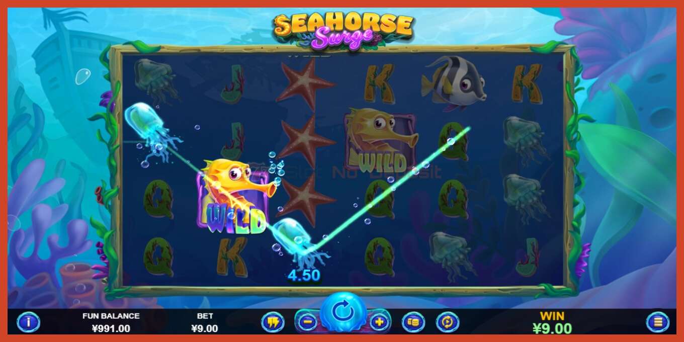 Captură de ecran pentru slot: Seahorse Surge fara depozit, număr - 3