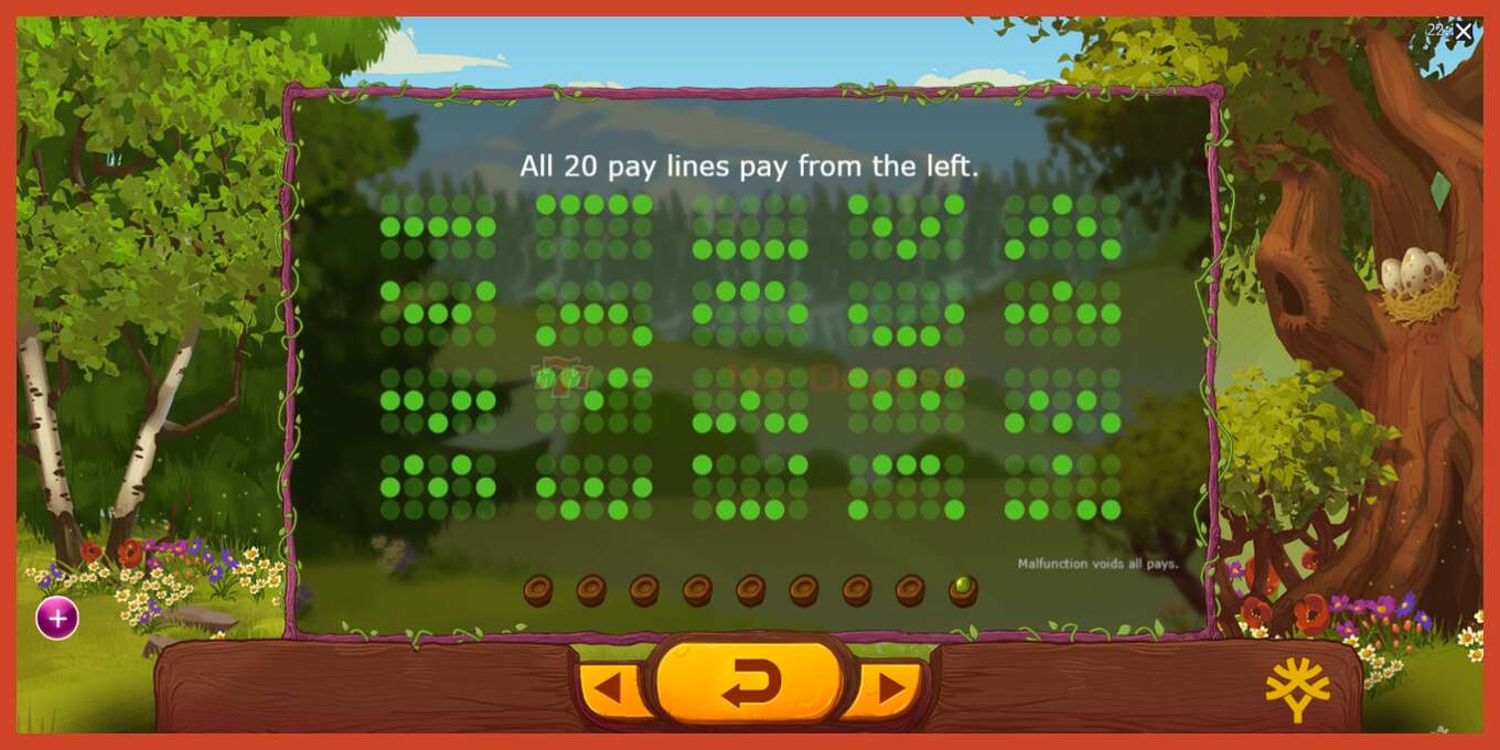 Slot screenshot: Seasons no deposit, number - 7