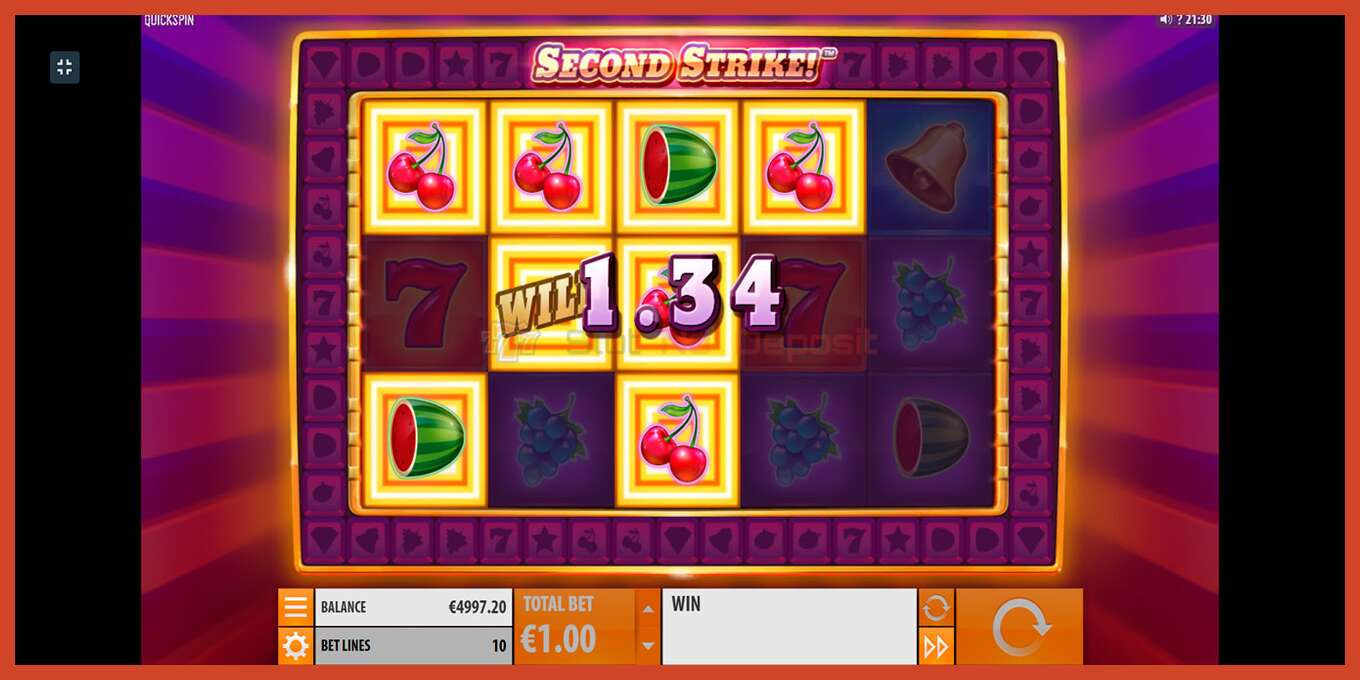 Slot screenshot: Second Strike no deposit, number - 3