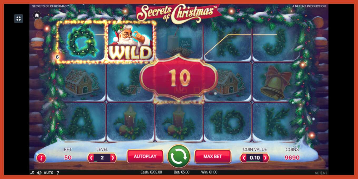 Slot screenshot: Secrets of Christmas no deposit, number - 4