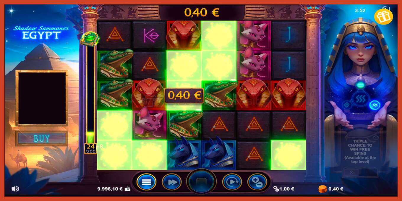 Slot screenshot: Shadow Summoner Egypt no deposit, number - 3