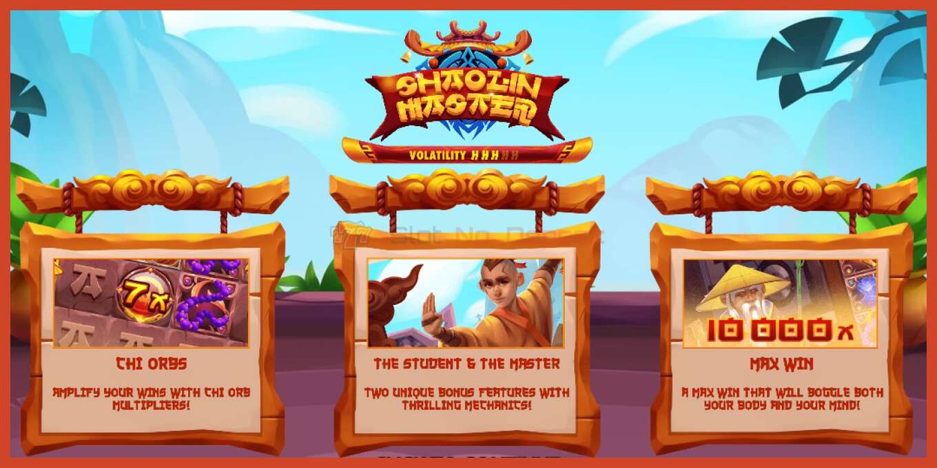 Slot screenshot: Shaolin Master no deposit, number - 4