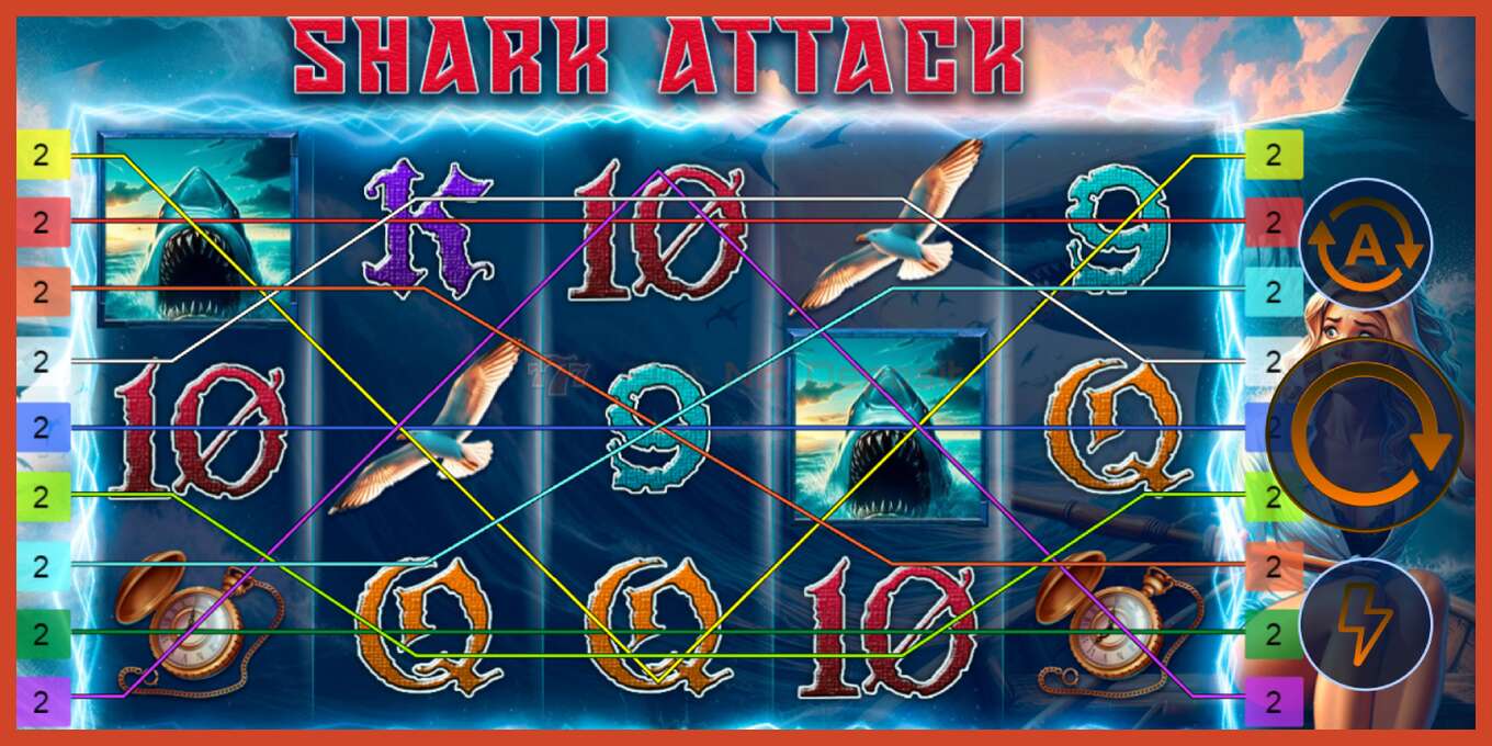 Slot තිර රුවක්: Shark Attack තැන්පතු නැත, අංකය - 2