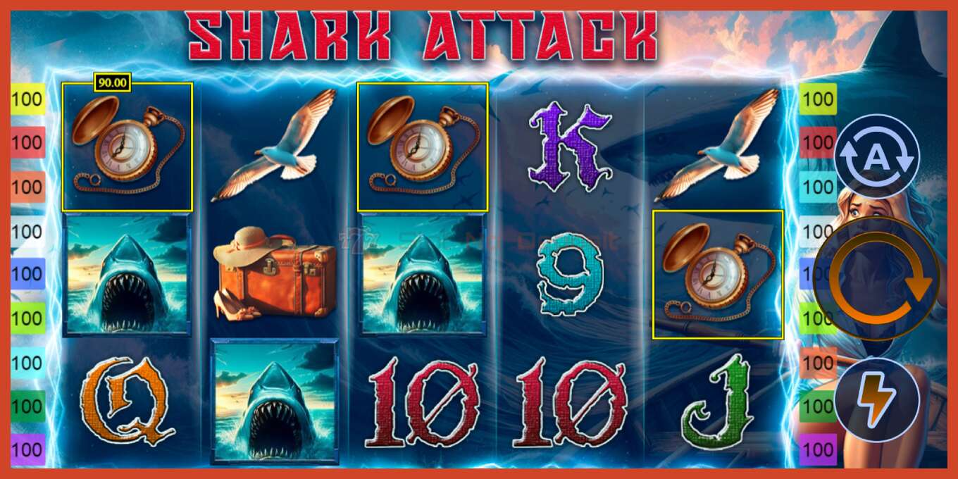 Slot තිර රුවක්: Shark Attack තැන්පතු නැත, අංකය - 3