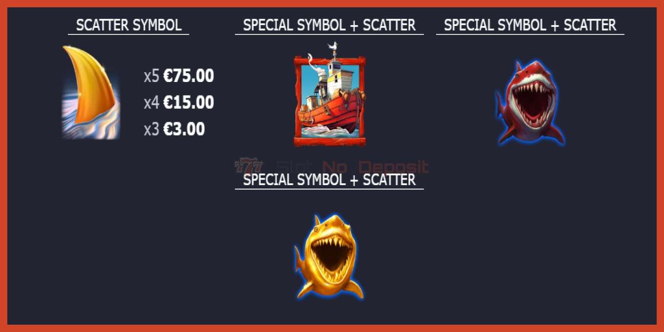 Slot screenshot: Shark Hunter no deposit, number - 5