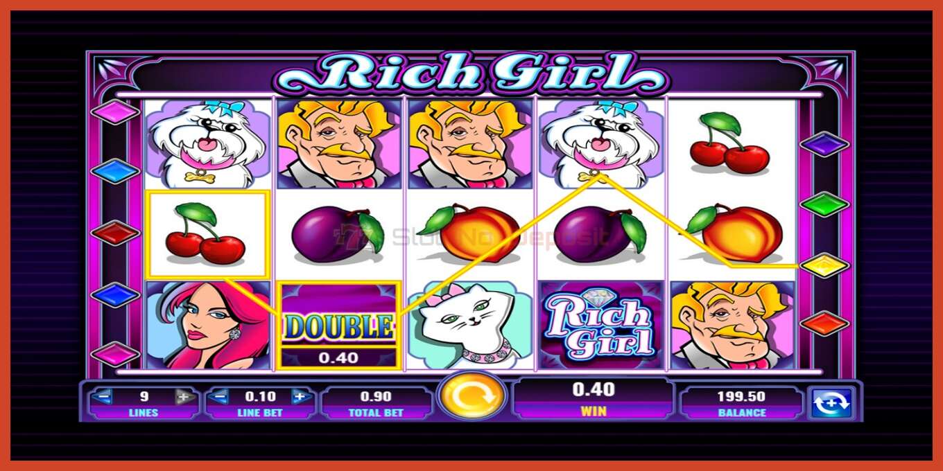 Slot screenshot: She’s a Rich Girl no deposit, number - 3