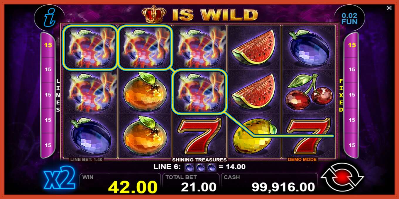 Slot screenshot: Shining Treasures no deposit, number - 4