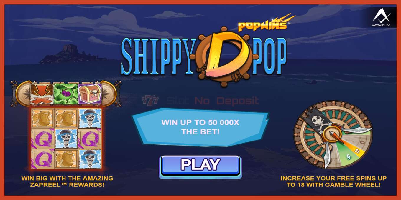 Slot screenshot: Shippy D Pop no deposit, number - 1