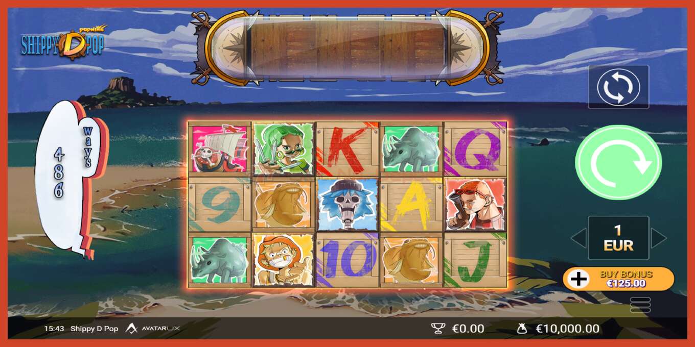 Slot screenshot: Shippy D Pop no deposit, number - 2