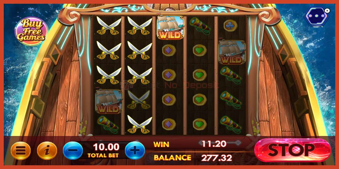 Slot screenshot: Shipwrecked Riches no deposit, number - 3