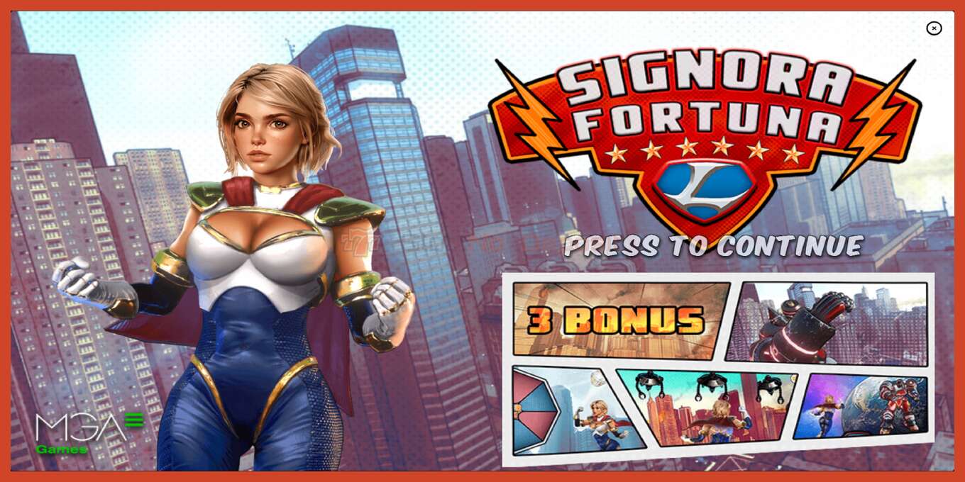 Captură de ecran pentru slot: Signora Fortuna fara depozit, număr - 1