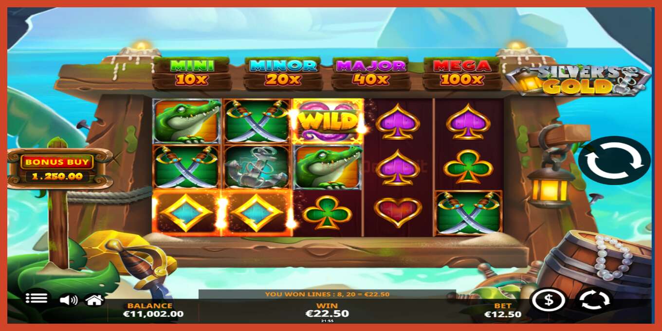 Slot screenshot: Silvers Gold PowerLinks no deposit, number - 3