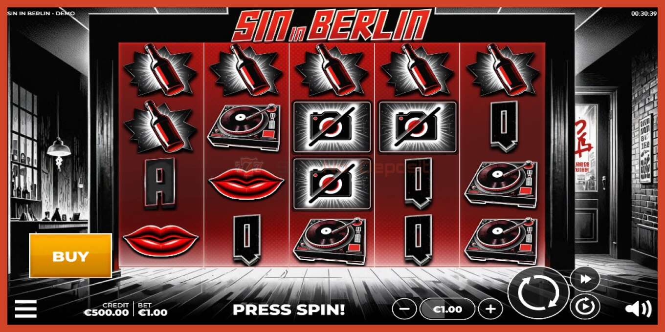 Slot skrinshoti: Sin in Berlin depozit yoq, raqam - 1