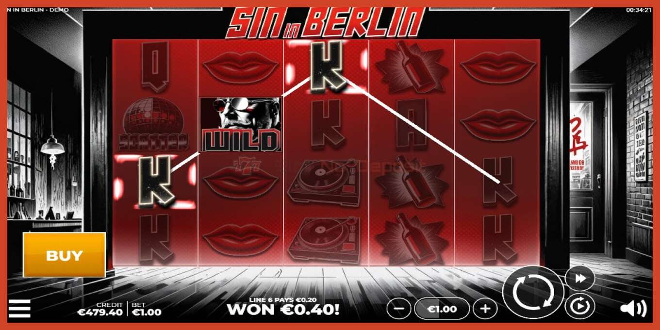 Slot skrinshoti: Sin in Berlin depozit yoq, raqam - 3