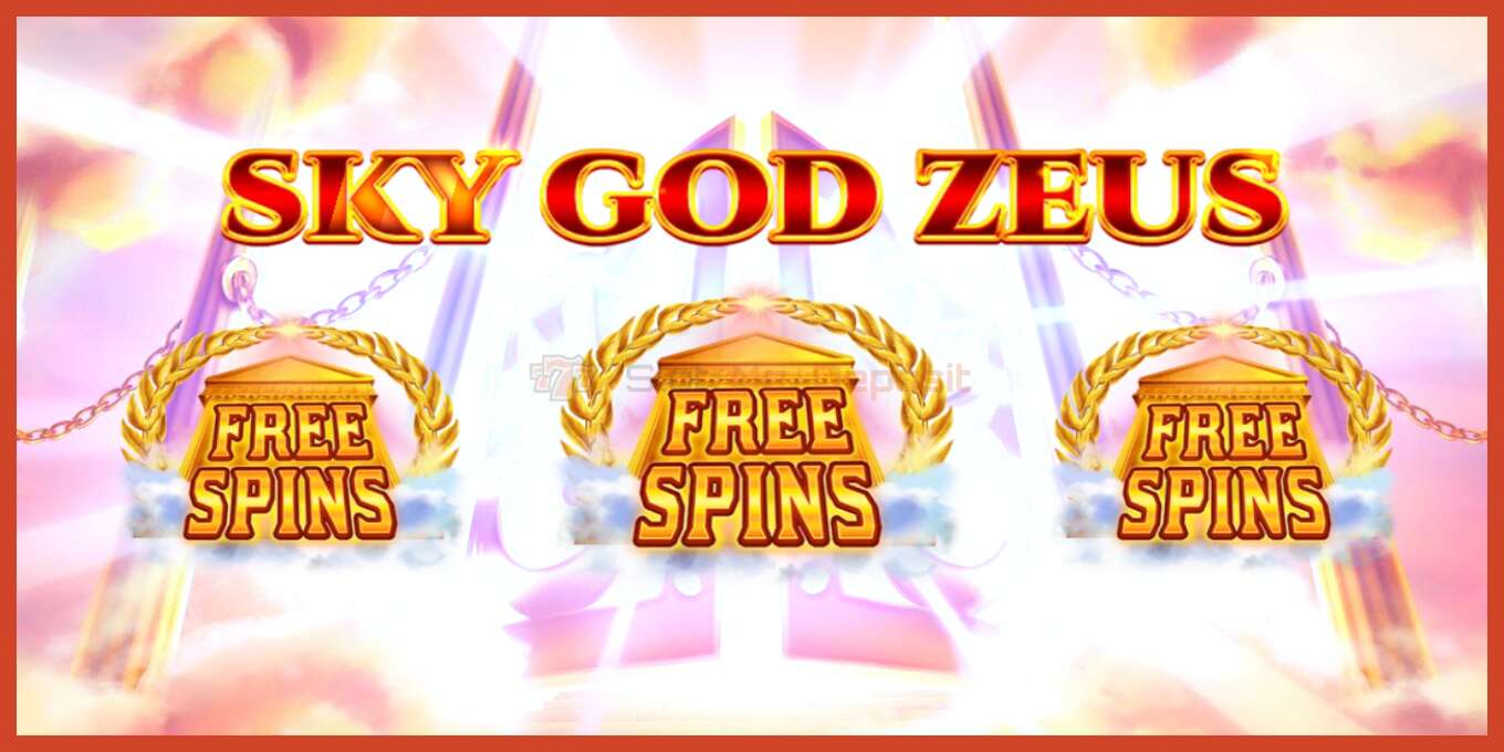 រូបថតអេក្រង់រន្ធ: Sky God Zeus 3x3 គ្មានប្រាក់កក់, លេខ - 1