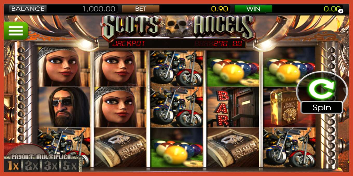 Slot screenshot: Slots Angels no deposit, number - 1