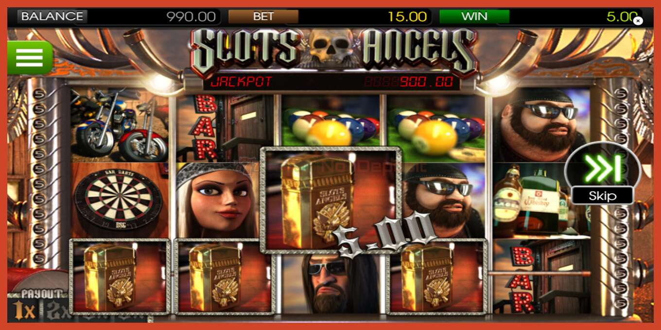 Slot screenshot: Slots Angels no deposit, number - 4