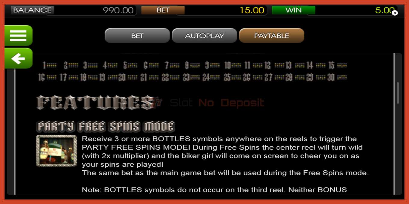 Slot screenshot: Slots Angels no deposit, number - 6