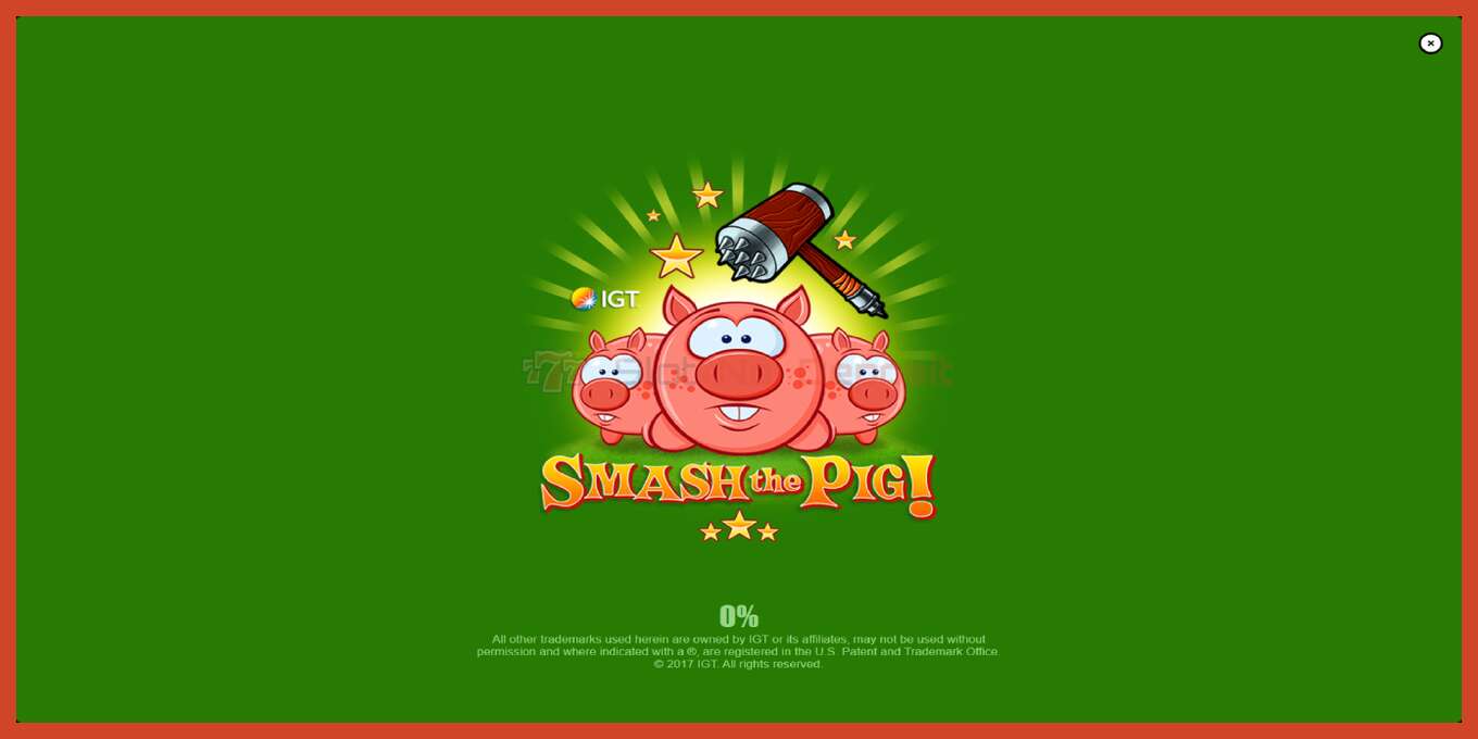 Slot screenshot: Smash the Pig no deposit, number - 1