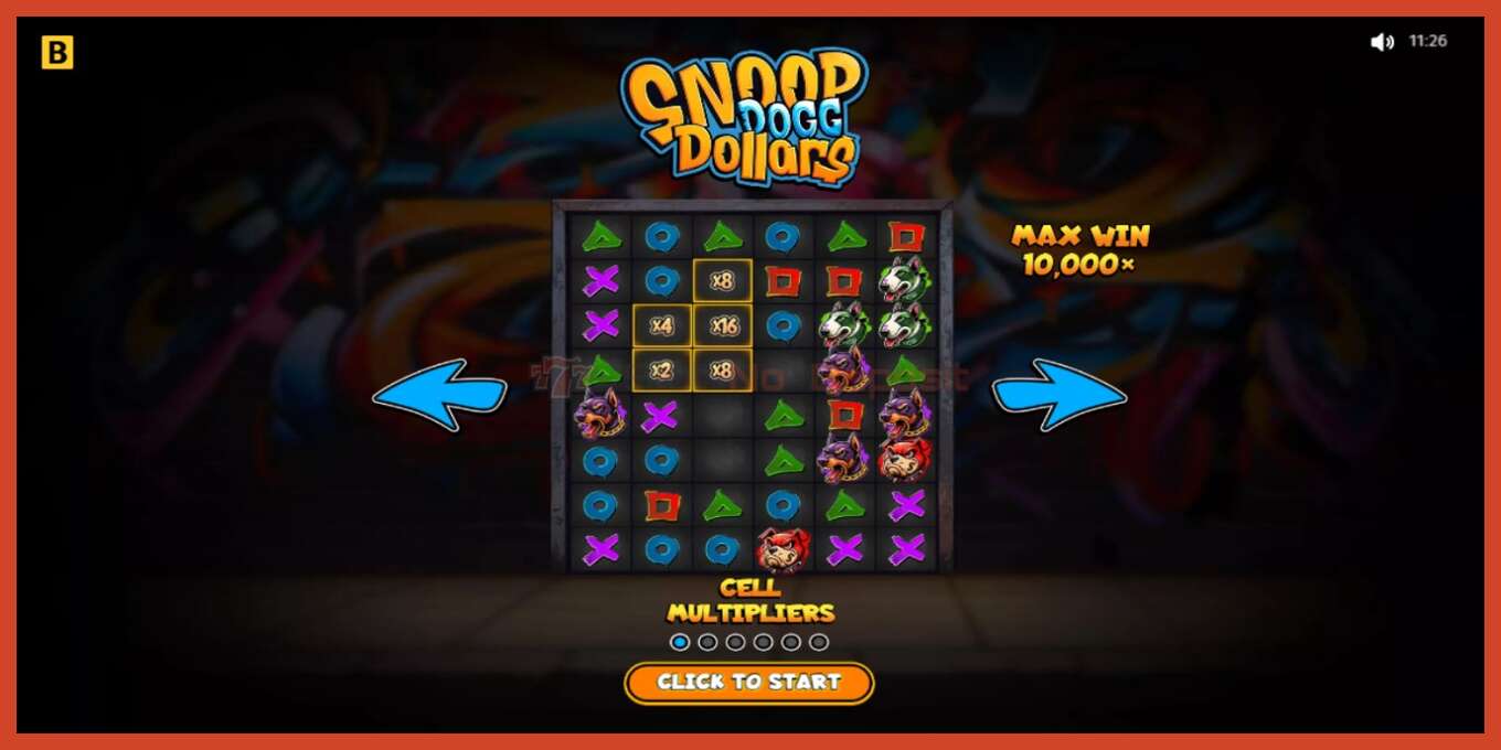 Slot screenshot: Snoop Dogg Dollars no deposit, number - 1