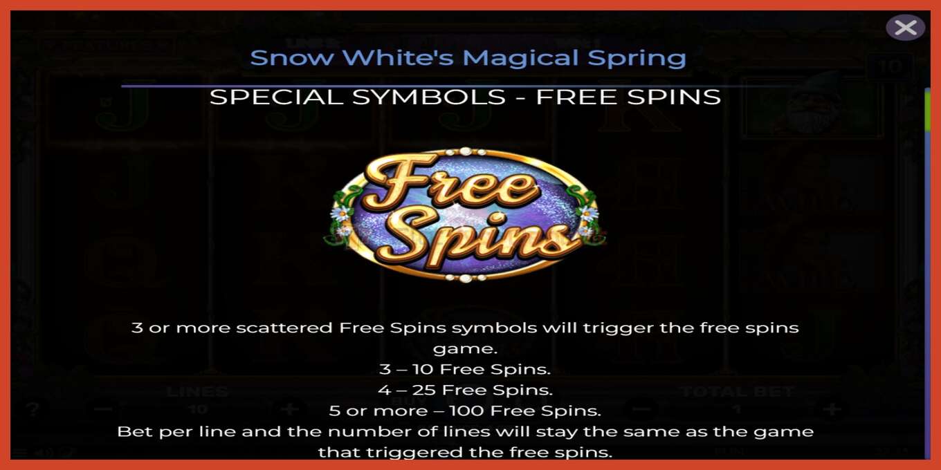 Schermafbeelding van slot: Snow Whites Magical Spring geen aanbetaling, nummer - 4