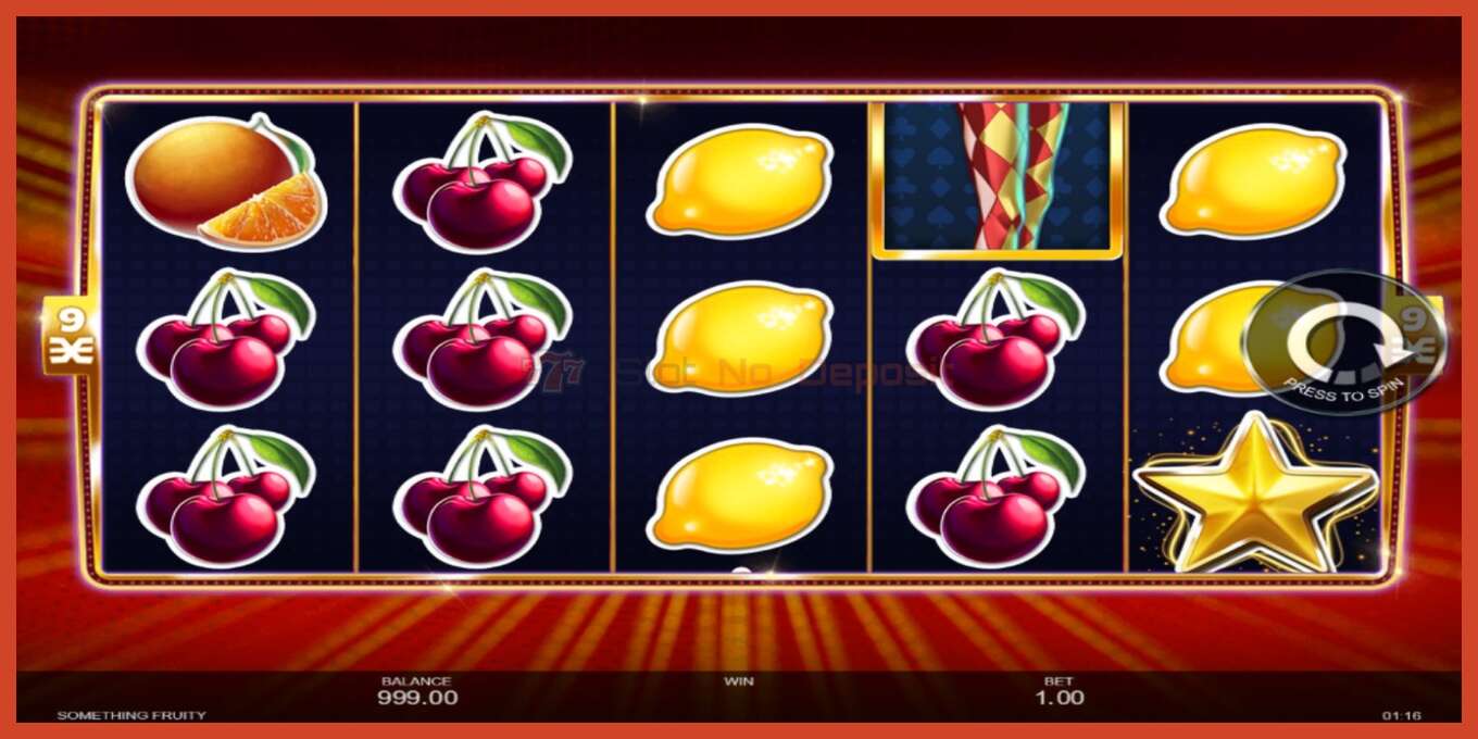 Slot screenshot: Something Fruity bez depozita, broj - 2