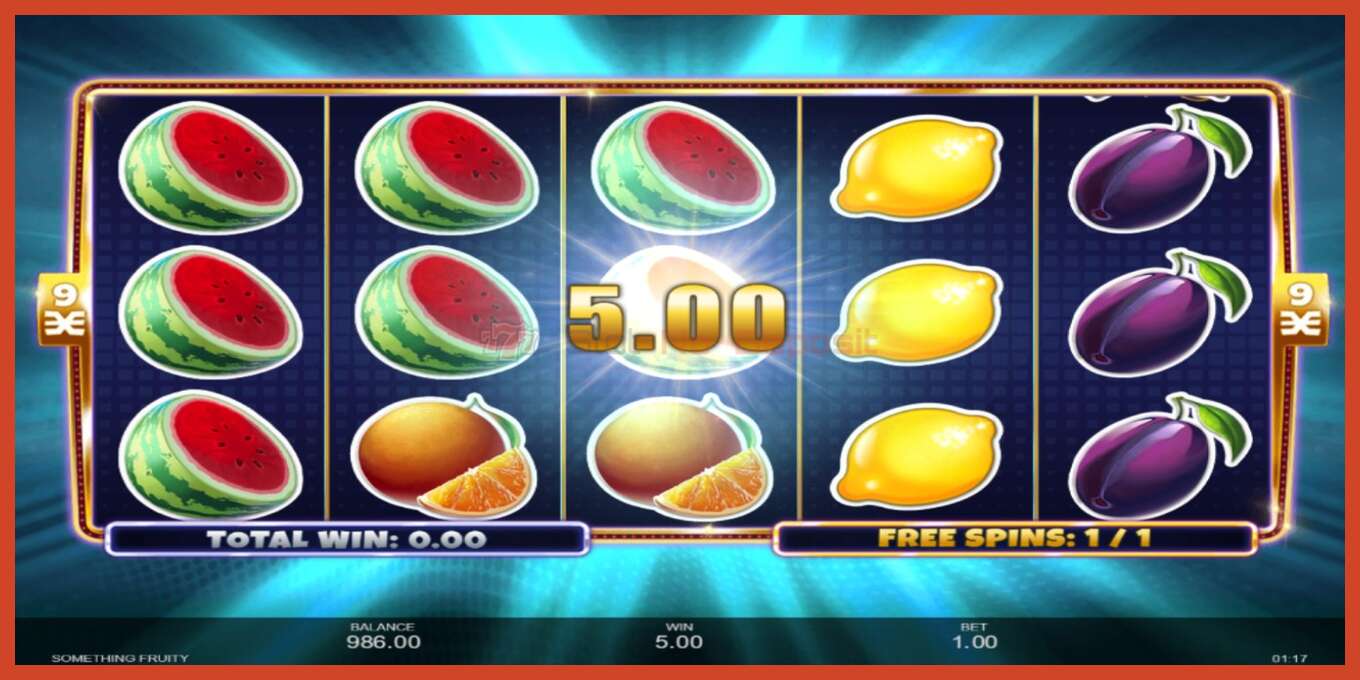 Slot screenshot: Something Fruity bez depozita, broj - 3