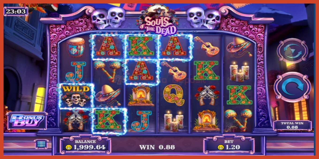 Tangkapan skrin slot: Souls of the Dead tiada deposit, nombor - 2