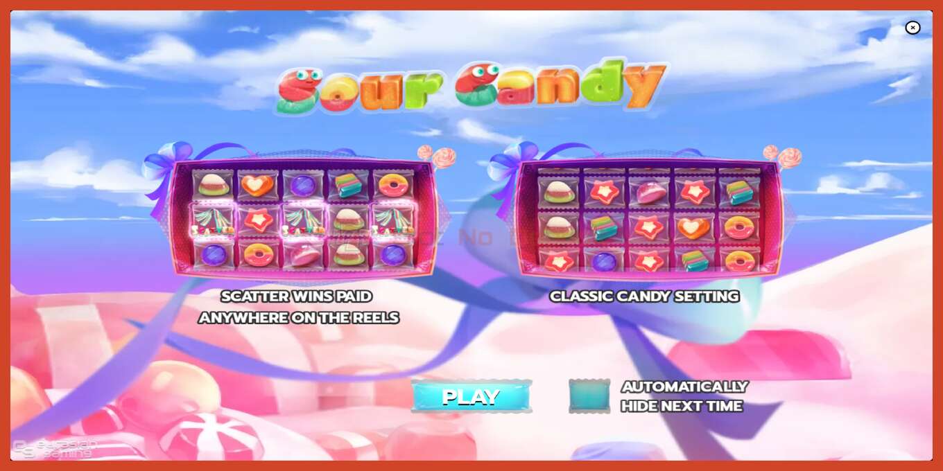 Captura de pantalla de la ranura: Sour Candy sin deposito, número - 1