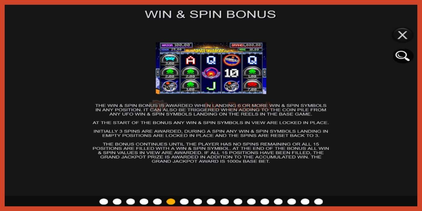 Slot screenshot: Space Invaders Win and Spin no deposit, number - 5