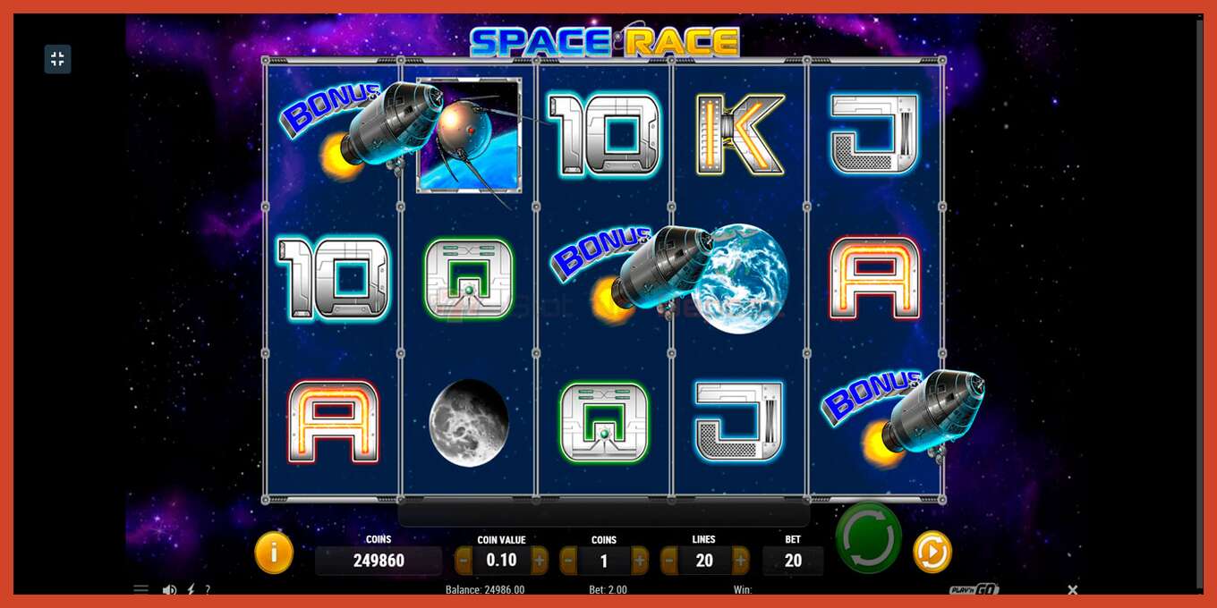 Slot screenshot: Space Race no deposit, number - 4