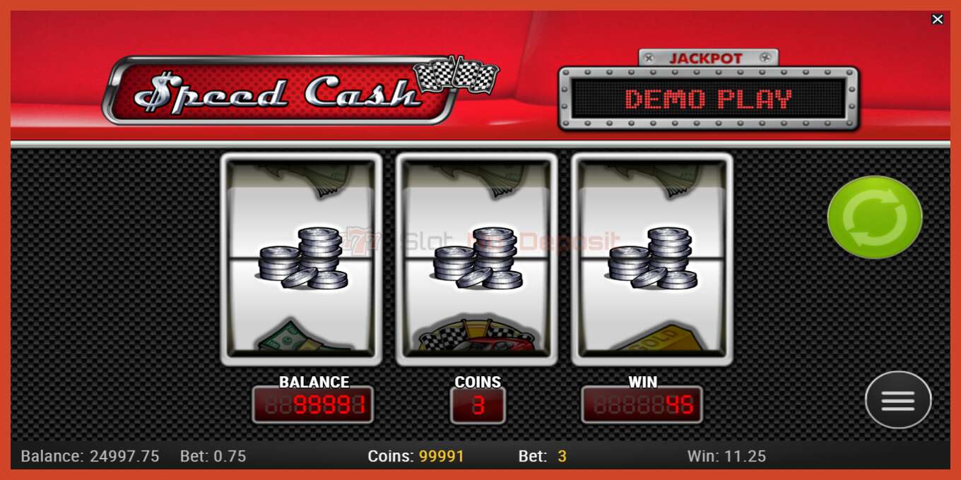 Slot screenshot: Speed Cash no deposit, number - 3