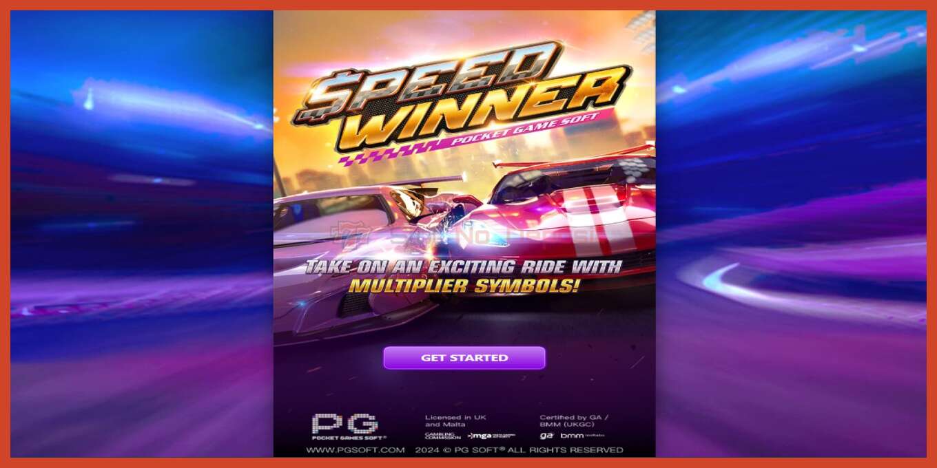 Slot screenshot: Speed Winner no deposit, number - 1