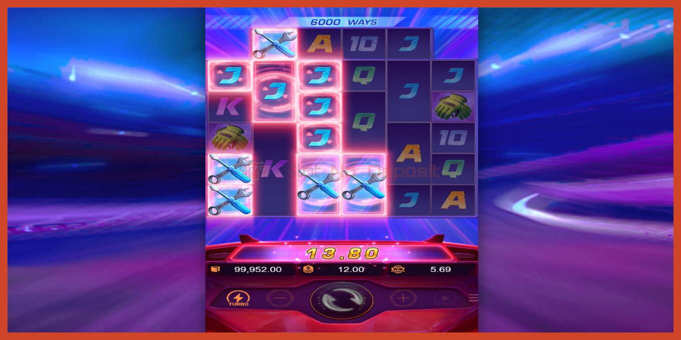 Slot screenshot: Speed Winner no deposit, number - 3