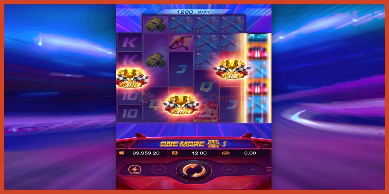 Slot screenshot: Speed Winner no deposit, number - 4